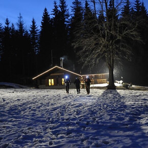 Moonlight walk to the Potzmauer Hut | © APT Trento 